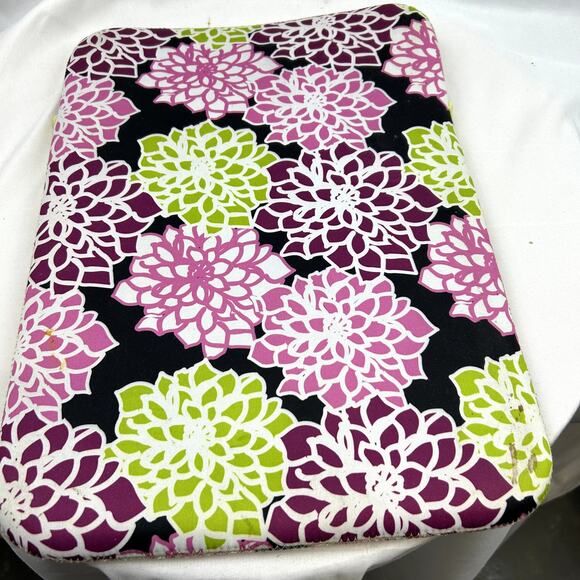 MacBeth Laptop or ipad Carrier  bag Cover Soft 11.5 x 13.5" purple pink lime - Picture 5 of 7